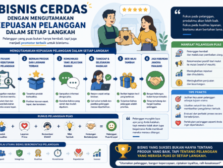 Bisnis Cerdas dengan Mengutamakan Kepuasan Pelanggan dalam Setiap Langkah