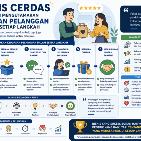 Bisnis Cerdas dengan Mengutamakan Kepuasan Pelanggan dalam Setiap Langkah